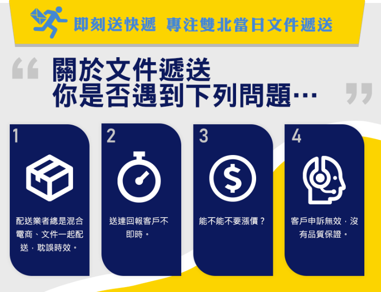 即刻快遞機車快遞台北推薦